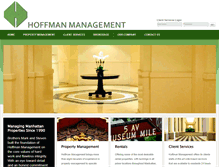 Tablet Screenshot of hoffmgt.com